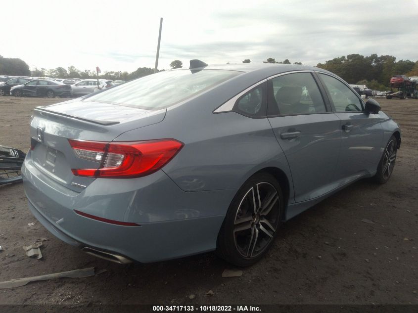 2021 HONDA ACCORD SEDAN SPORT VIN: 1HGCV1F32MA022265