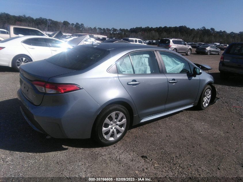 2022 TOYOTA COROLLA LE VIN: 5YFEPMAEXNP275424