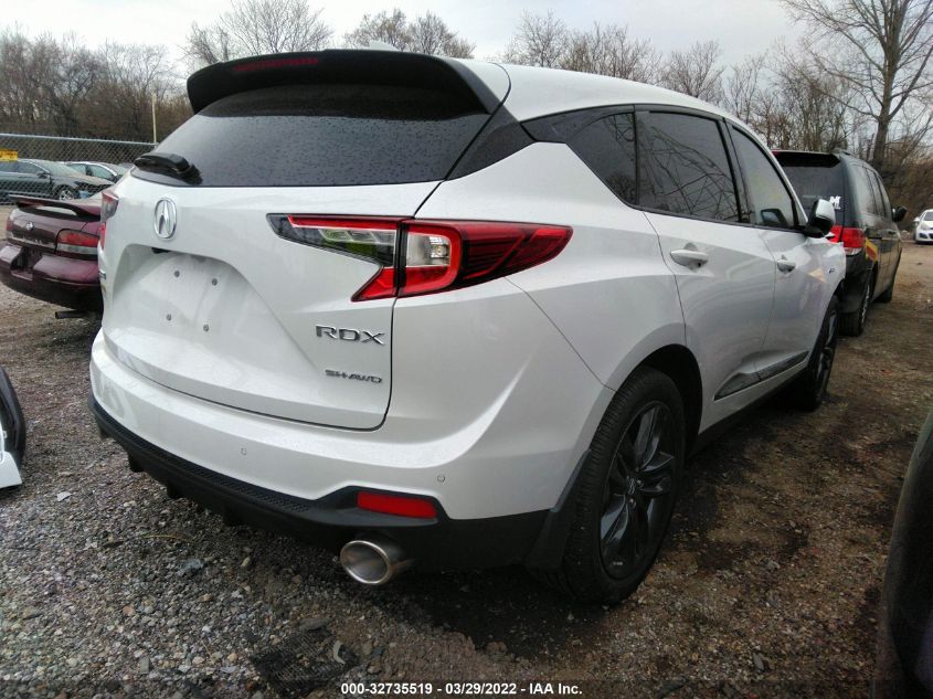 2021 ACURA RDX W/A-SPEC PACKAGE VIN: 5J8TC2H66ML036340