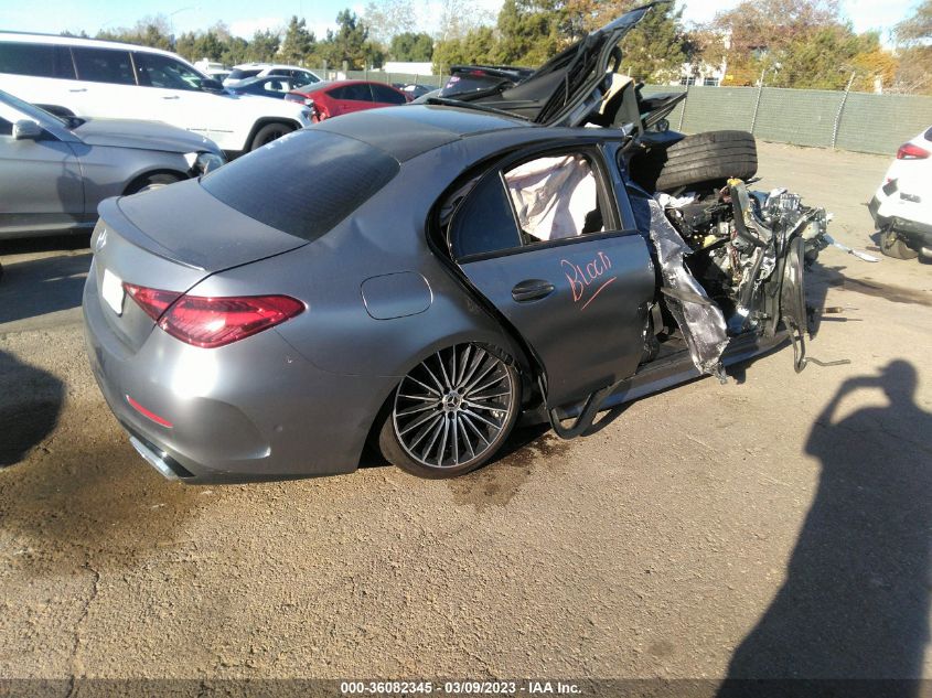 2022 MERCEDES-BENZ C-CLASS C 300 VIN: W1KAF4GB3NR048957