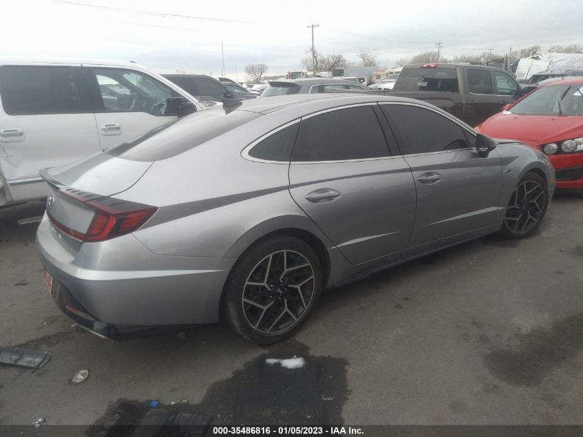 2021 HYUNDAI SONATA N LINE VIN: 5NPEK4JC7MH129782