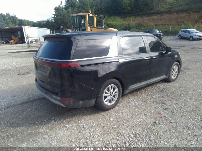 2022 KIA CARNIVAL LXS VIN: KNDNB4H38N6126567