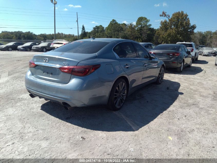 2020 INFINITI Q50 3.0T LUXE VIN: JN1EV7AP9LM201522
