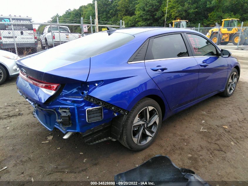 2022 HYUNDAI ELANTRA SEL VIN: KMHLN4AG6NU350083