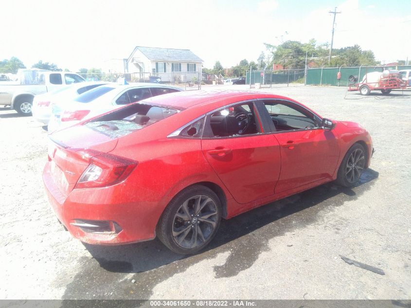 2021 HONDA CIVIC SEDAN SPORT VIN: 2HGFC2F84MH554638