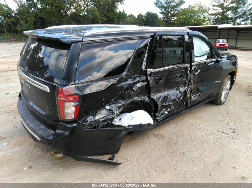 2021 CHEVROLET TAHOE HIGH COUNTRY VIN: 1GNSKTKLXMR172976