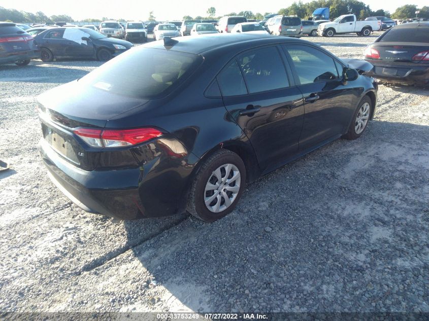 2022 TOYOTA COROLLA LE VIN: JTDEPMAE4NJ215529