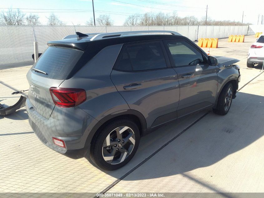 2022 HYUNDAI VENUE LIMITED VIN: KMHRC8A34NU193027