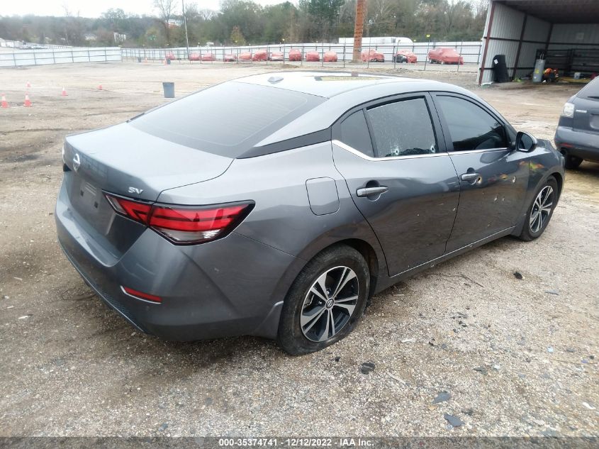2022 NISSAN SENTRA SV VIN: 3N1AB8CV8NY212035