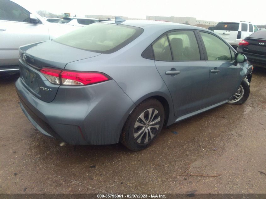 2022 TOYOTA COROLLA HYBRID LE VIN: JTDEAMDE7NJ048628