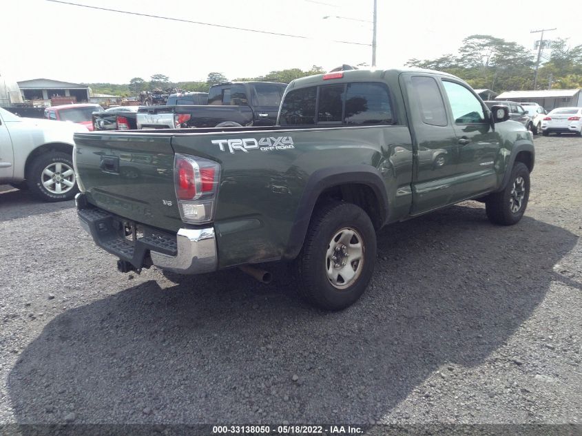 2021 TOYOTA TACOMA 4WD SR/SR5/TRD SPORT VIN: 3TYSZ5AN9MT036220