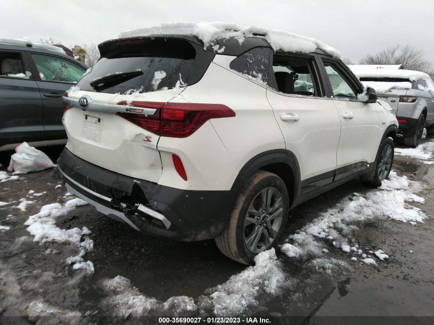 2021 KIA SELTOS S VIN: KNDEUCAAXM7158393