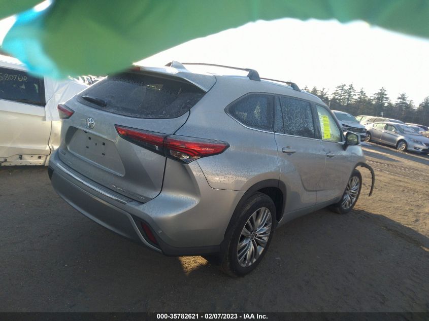 2022 TOYOTA HIGHLANDER PLATINUM VIN: 5TDFZRBH1NS247569
