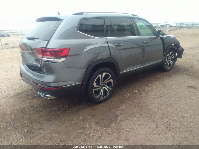 2022 VOLKSWAGEN ATLAS 3.6L V6 SEL VIN: 1V2BR2CA9NC519230