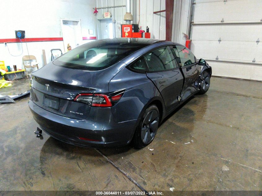 2022 TESLA MODEL 3 LONG RANGE VIN: 5YJ3E1EB5NF111683