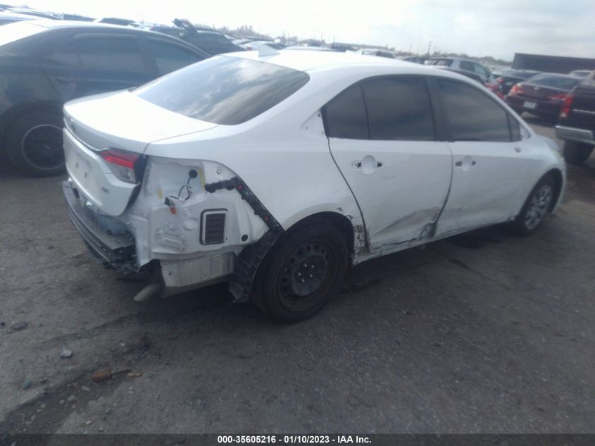 2021 TOYOTA COROLLA LE VIN: JTDEPMAE9MJ161000