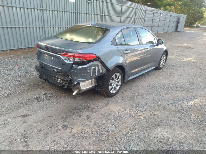 2022 TOYOTA COROLLA LE VIN: JTDEPMAE6N3021525