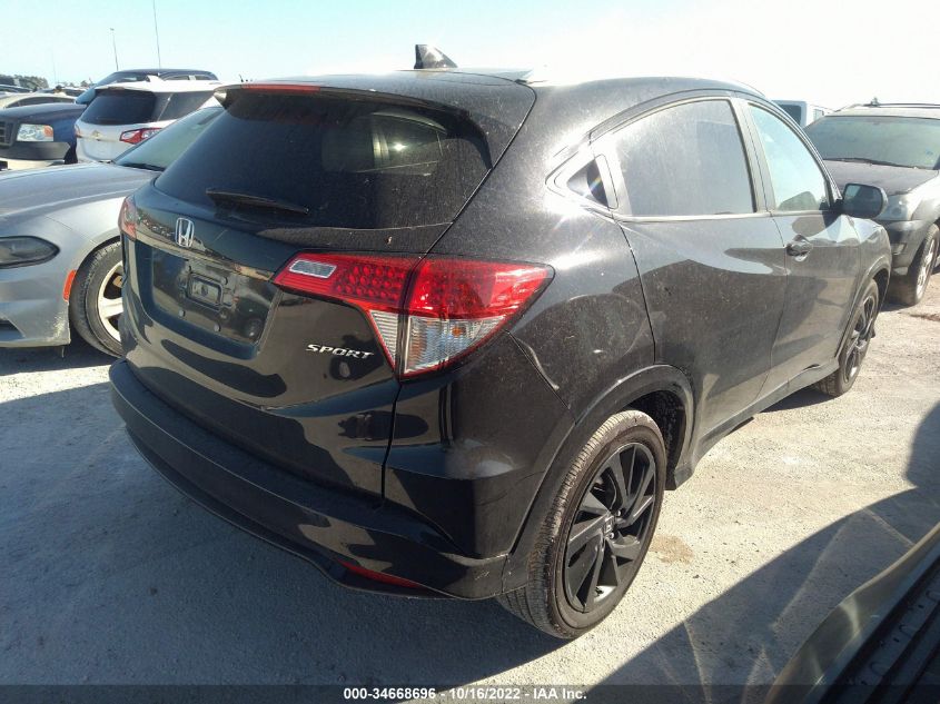 2022 HONDA HR-V SPORT VIN: 3CZRU5H18NM702345
