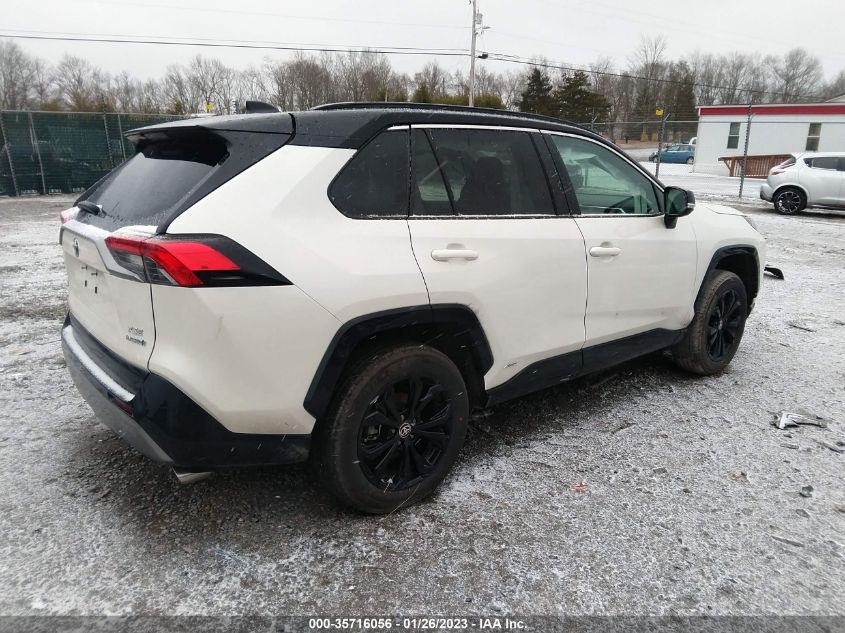 2022 TOYOTA RAV4 HYBRID XSE VIN: 4T3E6RFV3NU105193