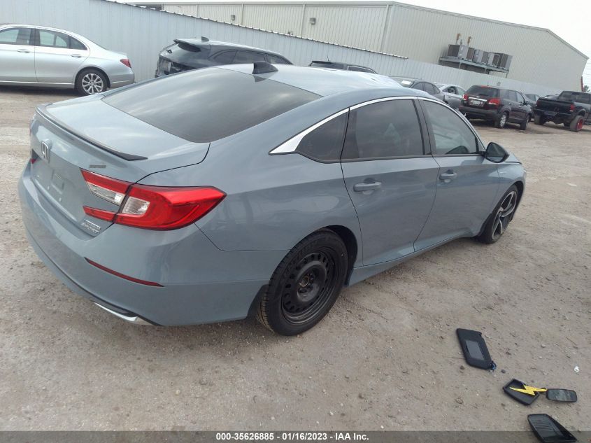 2022 HONDA ACCORD HYBRID SPORT VIN: 1HGCV3F25NA035564