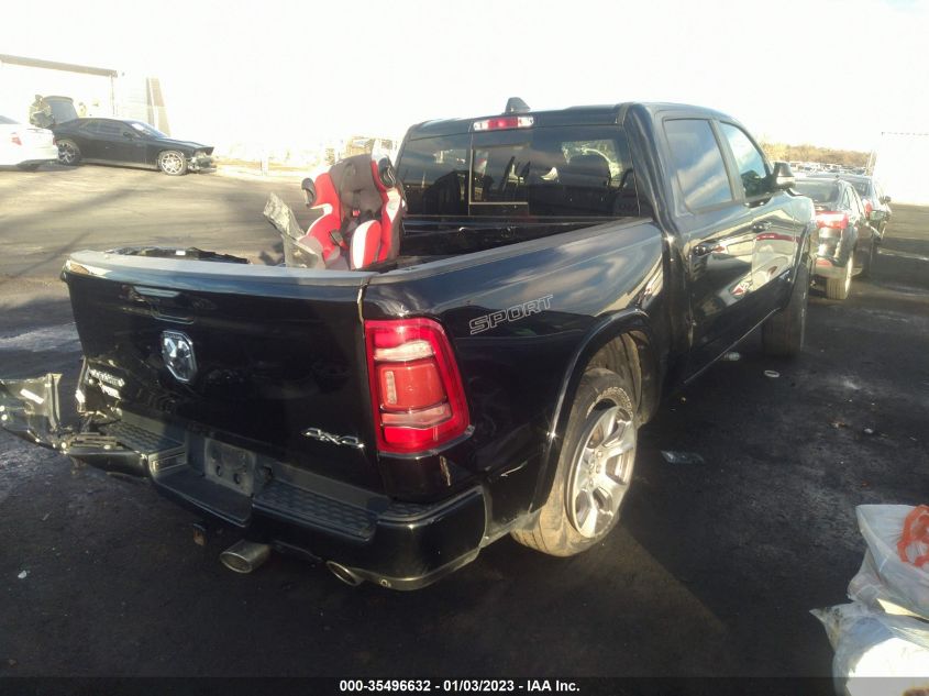 2020 RAM 1500 LARAMIE VIN: 1C6SRFJT7LN148736