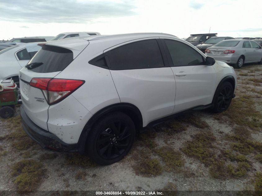 2022 HONDA HR-V SPORT VIN: 3CZRU6H18NM772949