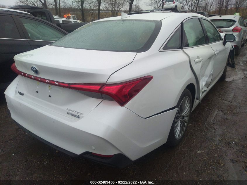 2022 TOYOTA AVALON HYBRID LIMITED VIN: 4T1DA1AB1NU012254