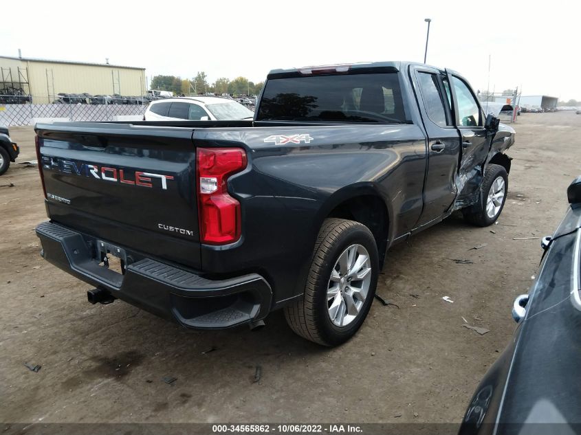 2021 CHEVROLET SILVERADO 1500 CUSTOM VIN: 1GCRYBEK5MZ104331