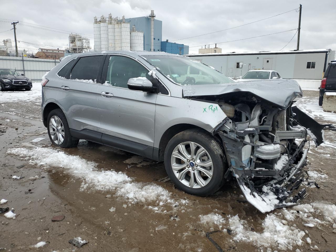2022 FORD EDGE TITANIUM VIN:2FMPK4K92NBA10929