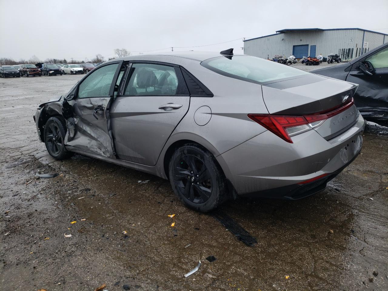 2022 HYUNDAI ELANTRA BLUE VIN:KMHLM4AJ0NU031633