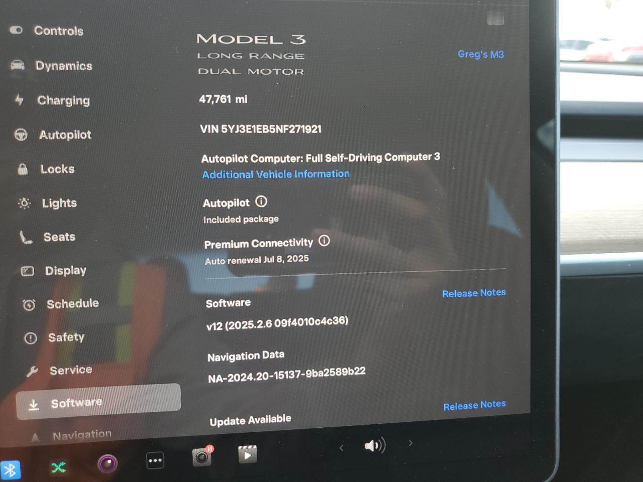 2022 TESLA MODEL 3  VIN:5YJ3E1EB5NF271921