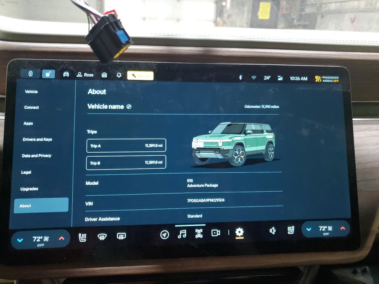 2023 RIVIAN R1S ADVENTURE VIN:7PDSGABA9PN029504