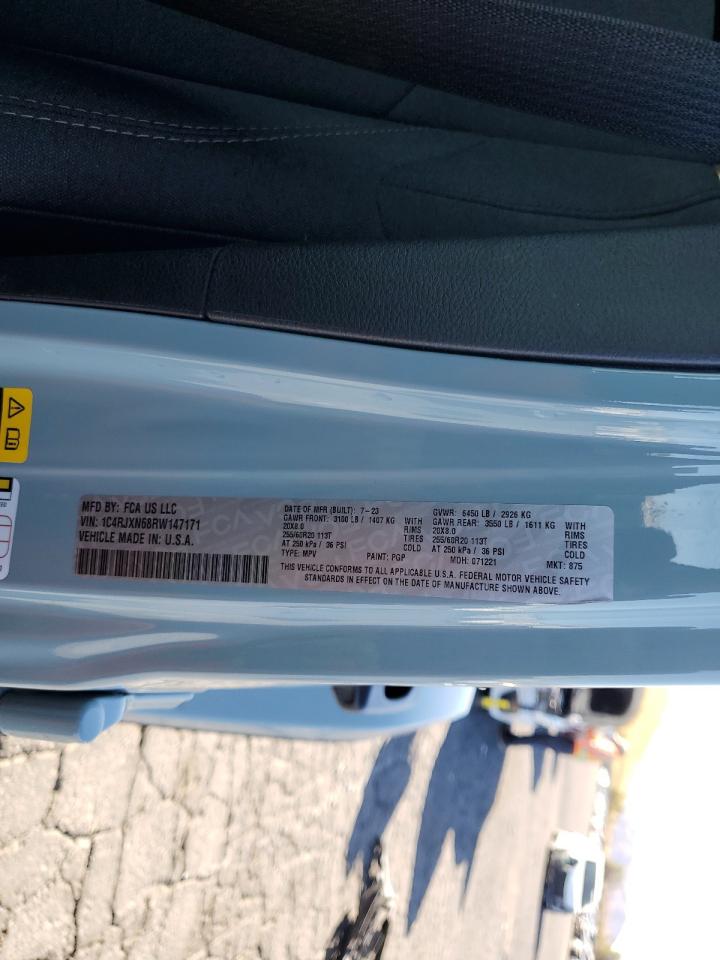2024 JEEP WRANGLER 4XE VIN:1C4RJXN68RW147171