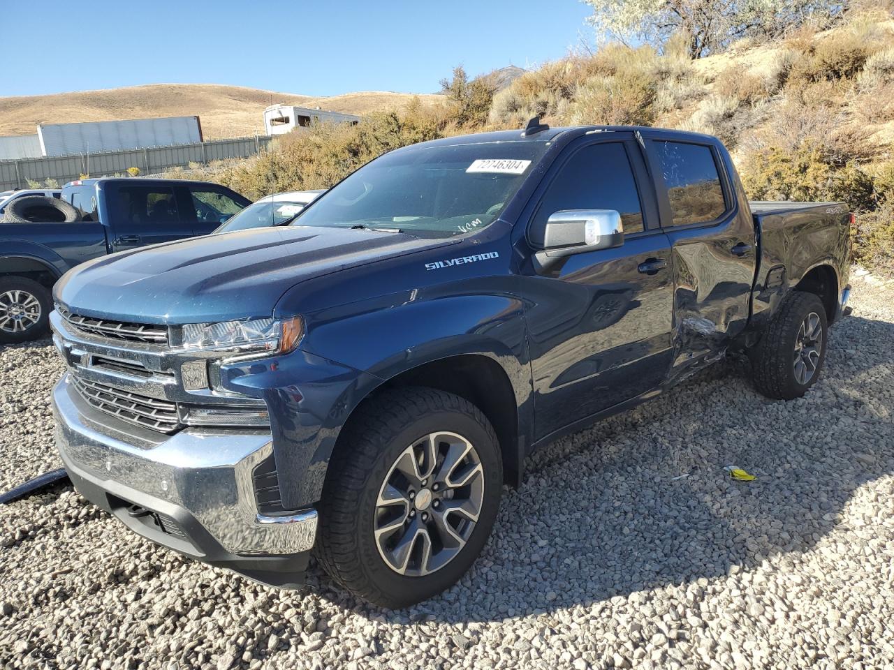 2022 CHEVROLET SILVERADO LTD K1500 LT VIN:3GCUYDED6NG178012
