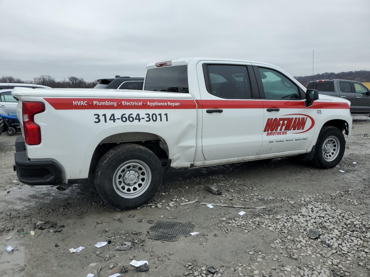 2022 CHEVROLET SILVERADO K1500 VIN:3GCPDAEK6NG536358