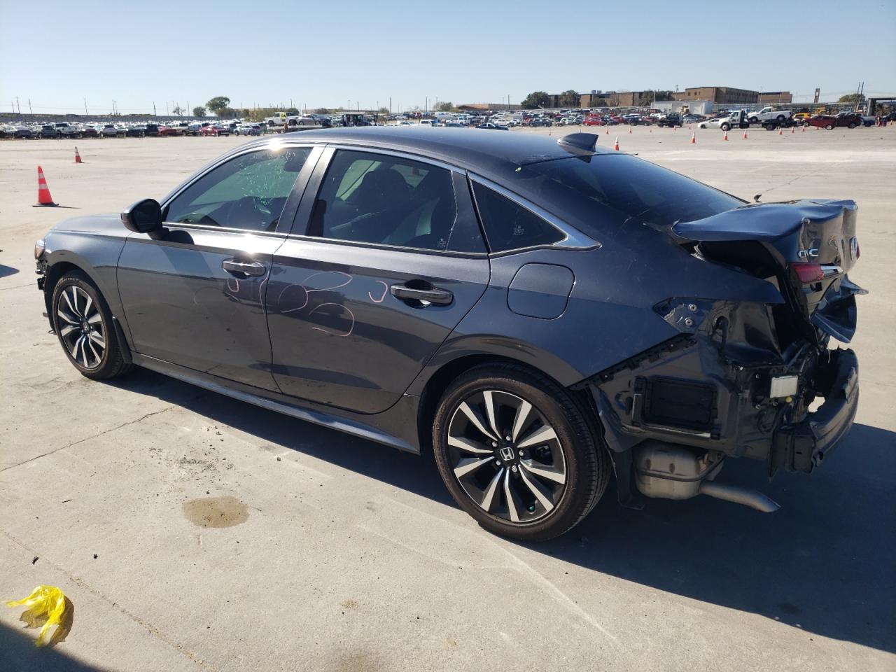 2022 HONDA CIVIC EX VIN:JHMFE1F72NX008281