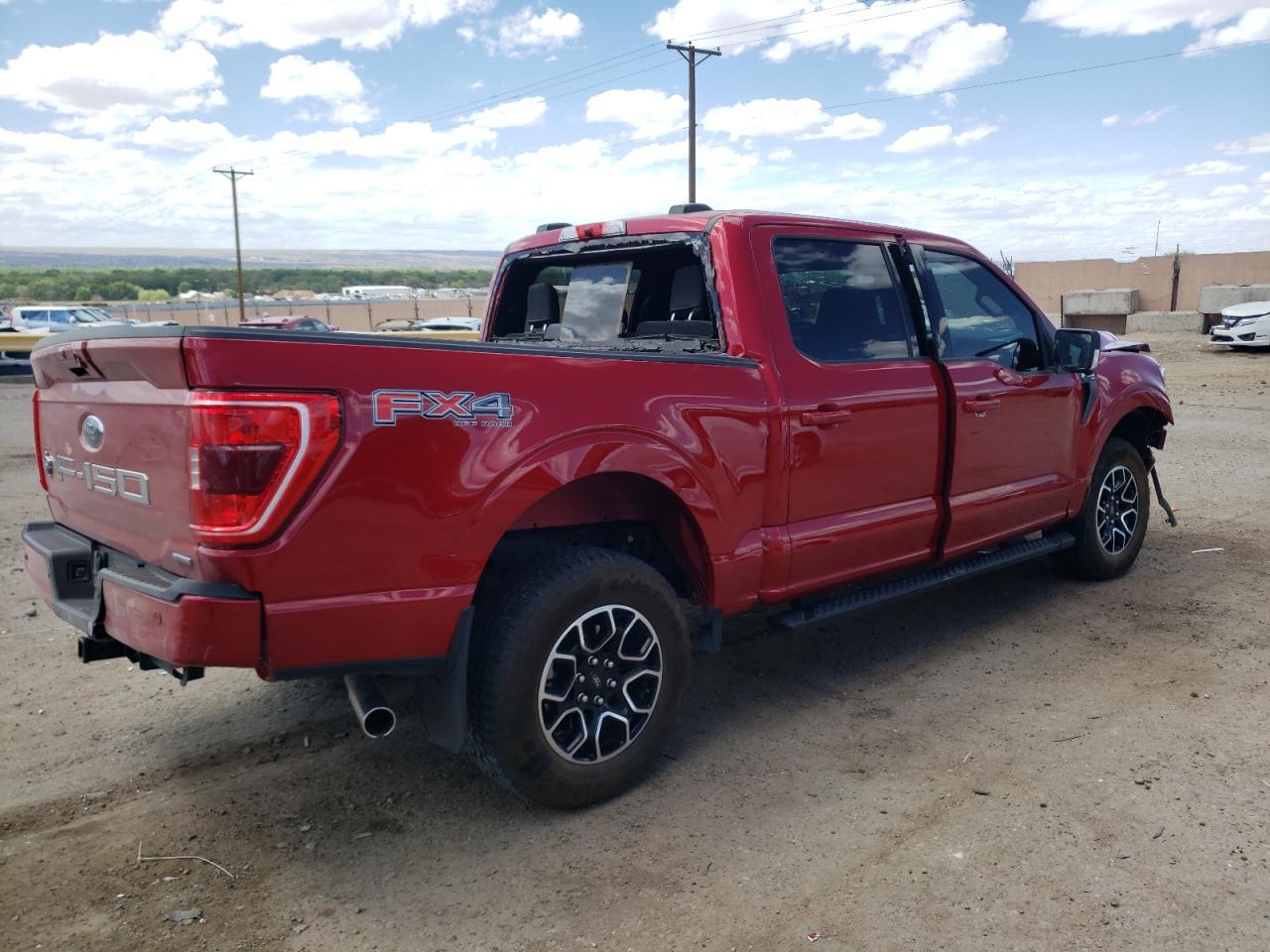 2022 FORD F150 SUPERCREW VIN:1FTFW1E86NKD90871