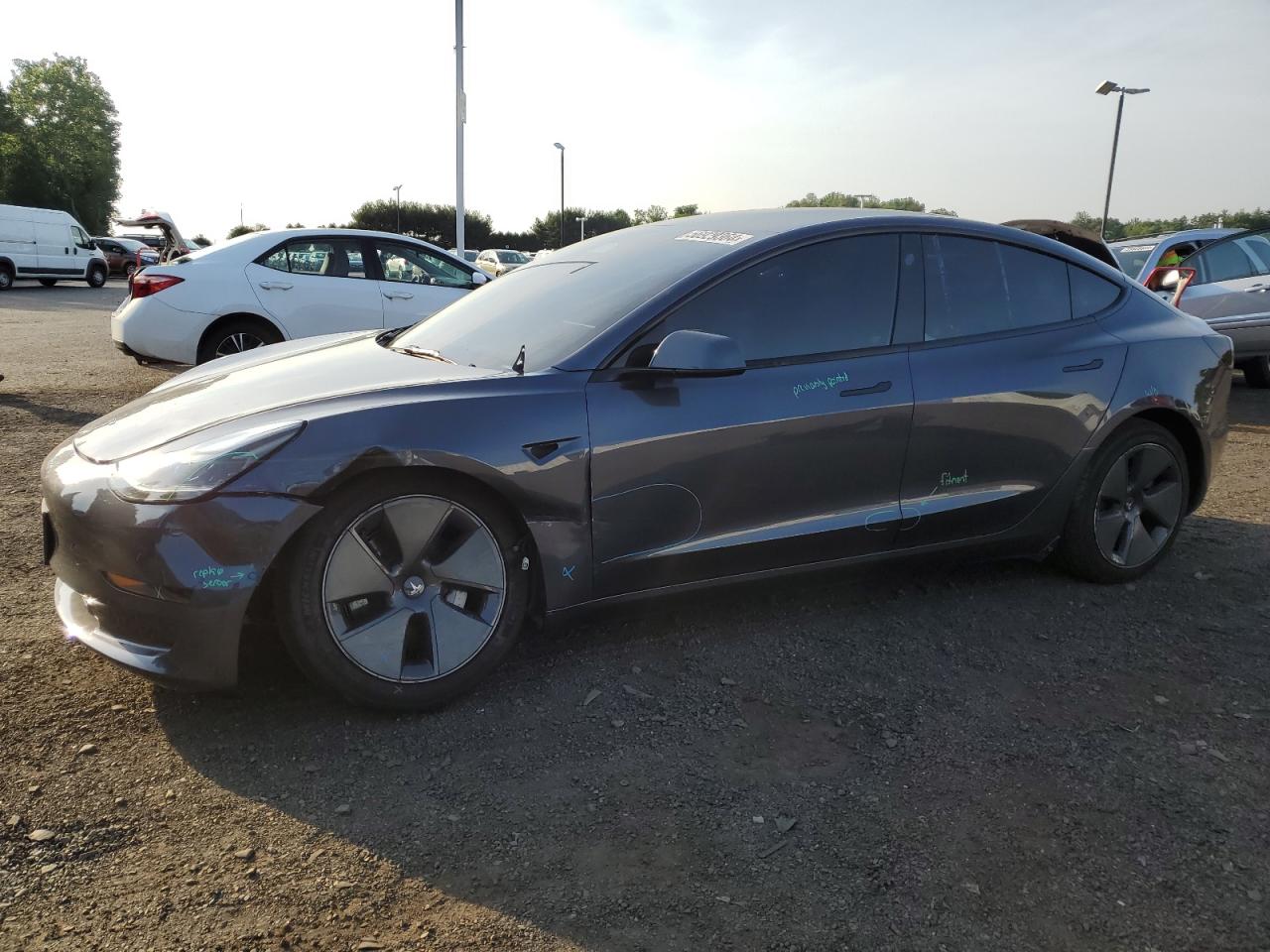 2022 TESLA MODEL 3  VIN:5YJ3E1EA0NF332275