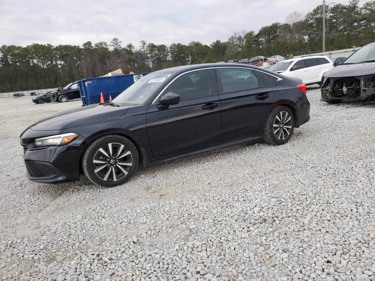2022 HONDA CIVIC EX VIN:JHMFE1F70NX004424