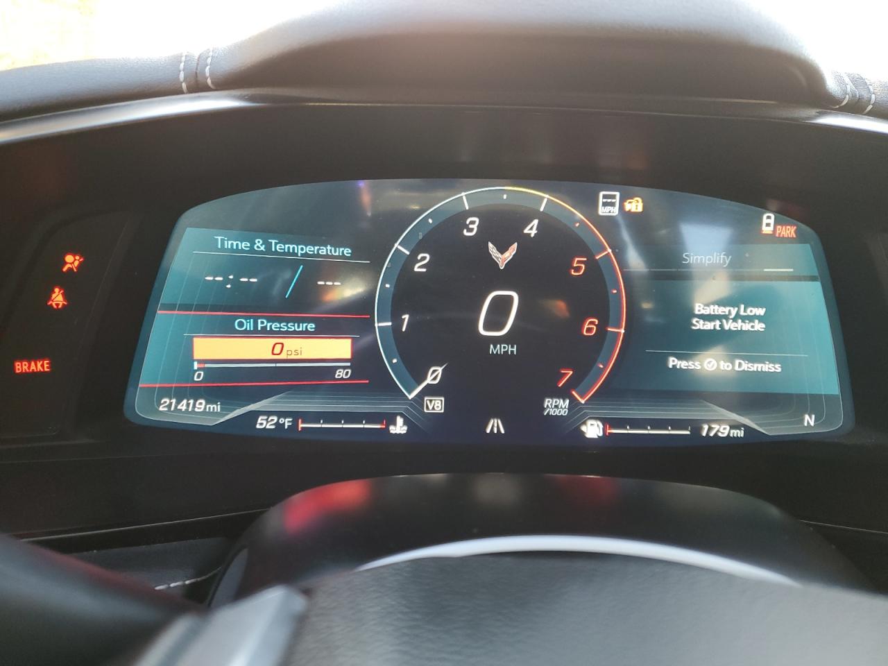 2023 CHEVROLET CORVETTE STINGRAY 2LT VIN:1G1YB2D40P5101955