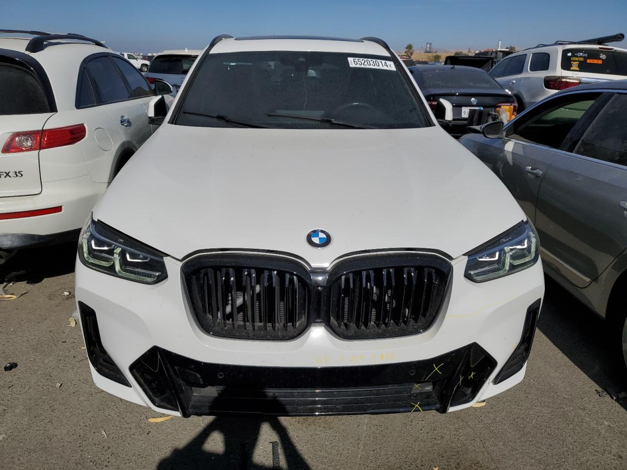 2022 BMW X3 XDRIVE30I VIN:5UX53DP02N9K76983