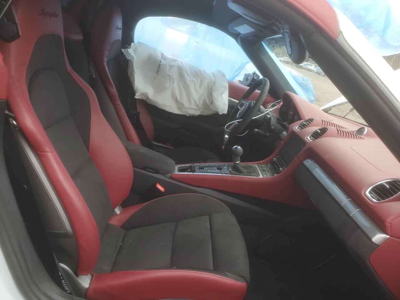 2022 PORSCHE BOXSTER SPYDER VIN:WP0CC2A8XNS235344