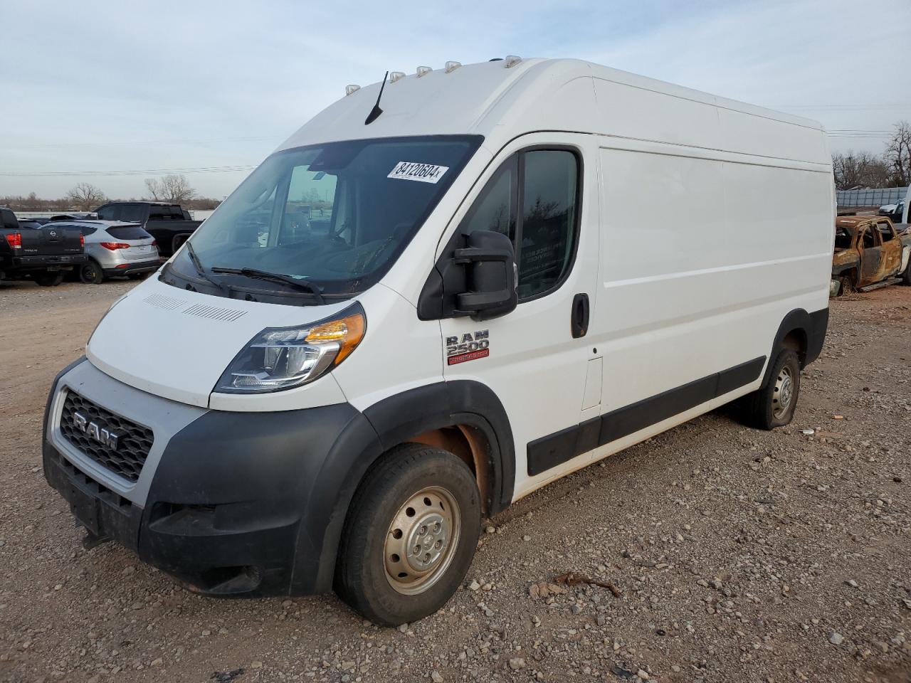 2022 RAM PROMASTER 2500 2500 HIGH VIN:3C6LRVDG3NE116175