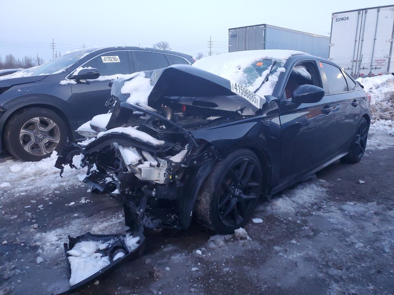 2022 HONDA CIVIC SI VIN:KM8JU3AC9DU677660