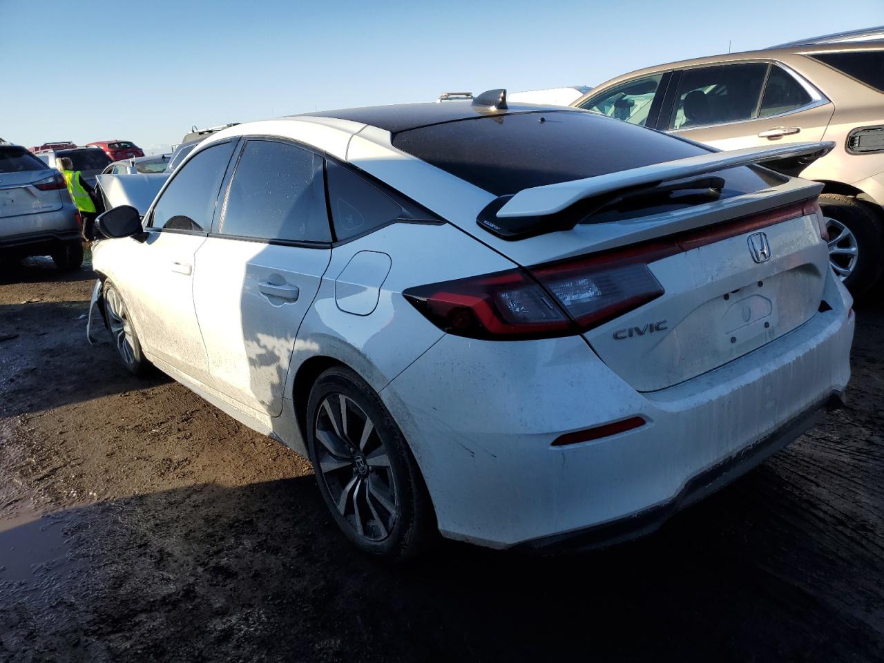 2022 HONDA CIVIC EXL VIN:19XFL1H72NE003621