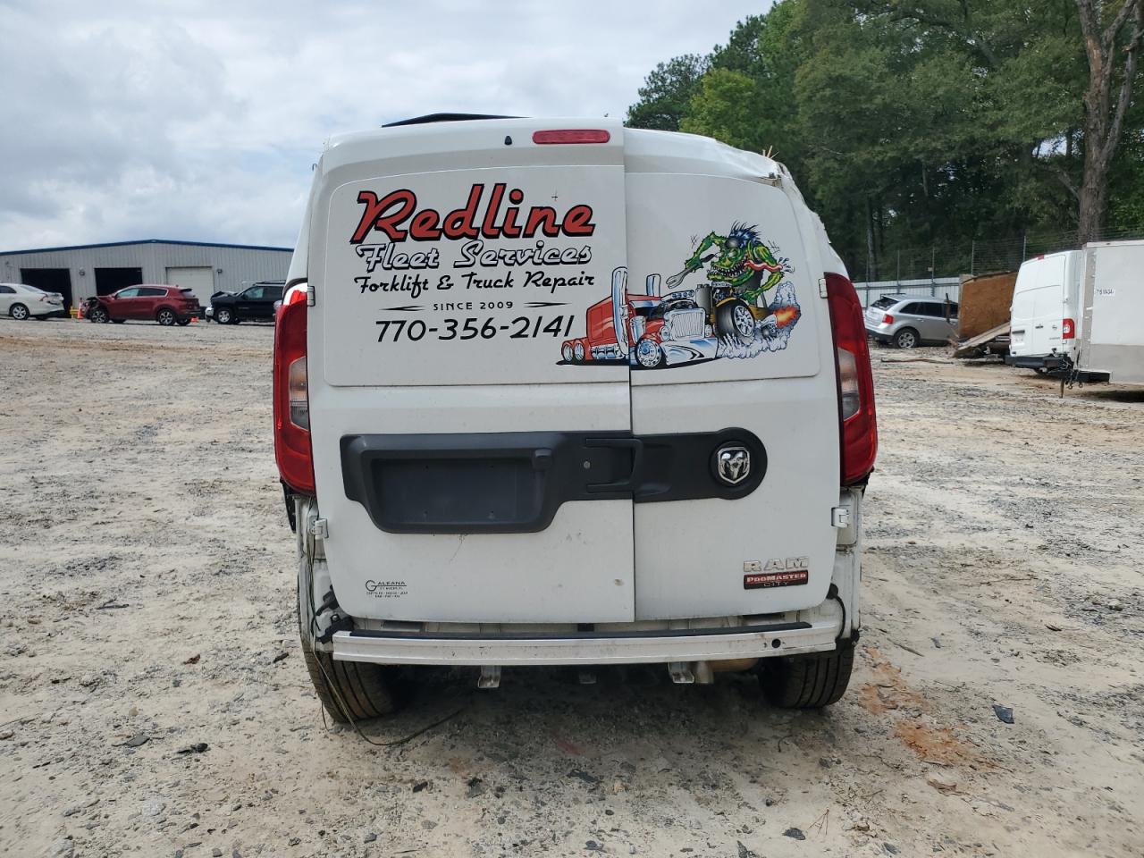 2022 RAM PROMASTER CITY TRADESMAN VIN:ZFBHRFAB9N6W49055