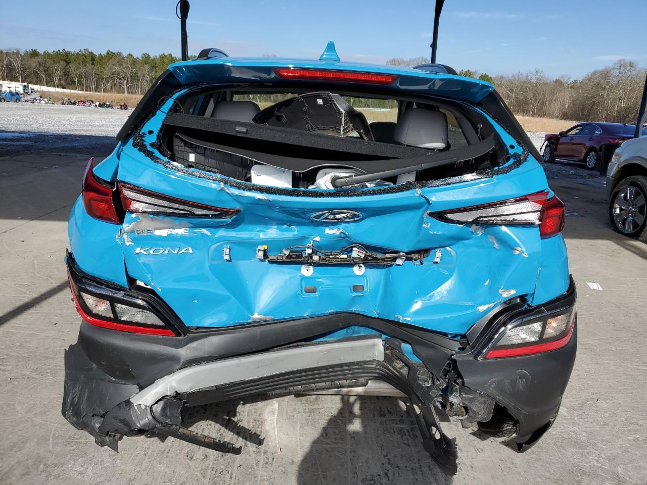 2022 HYUNDAI KONA SEL VIN:KM8K62AB1NU788527