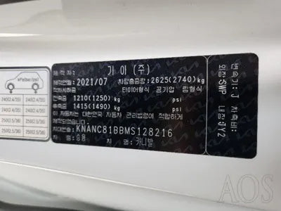 2021 Kia Carnival KNANC81BBMS128216 VIN:KNANC81BBMS128216