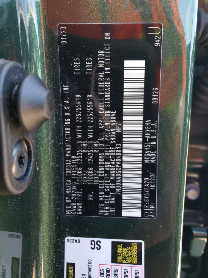 2023 TOYOTA COROLLA CROSS XLE VIN:7MUDAABGXPV048813