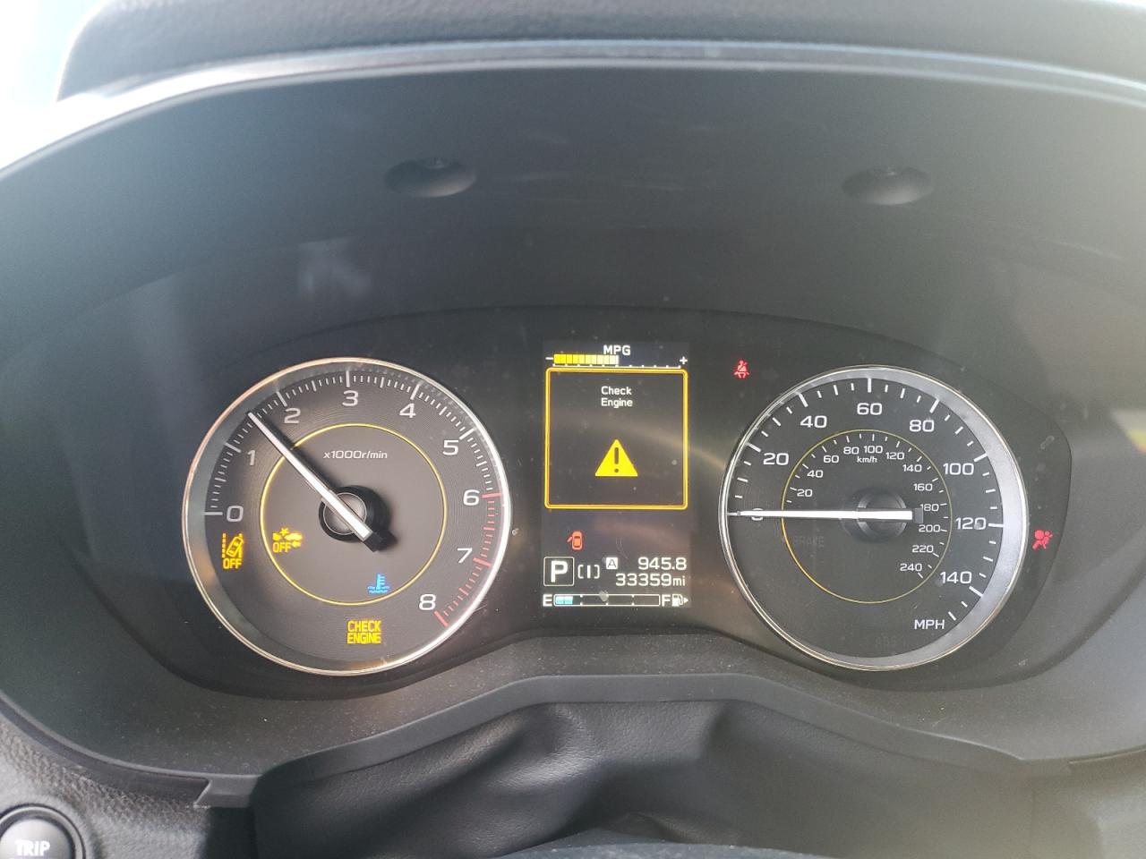 2022 SUBARU CROSSTREK SPORT VIN:JF2GTHRC4NH237652